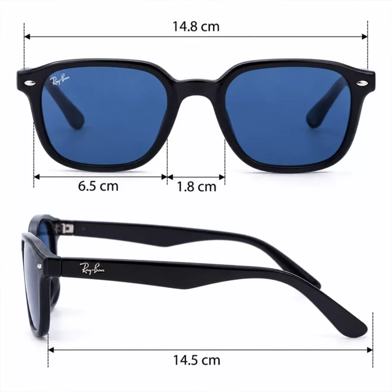 عینک آفتابی ری بن فریم مربع اورجینال کد RB4458 1 Ray Ban Sunglasses Code RB44586
