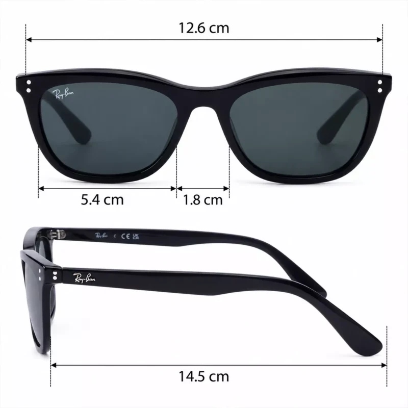 عینک آفتابی ری بن فریم استیت اورجینال کد RB4474 2 Ray Ban Sunglasses Code RB447410
