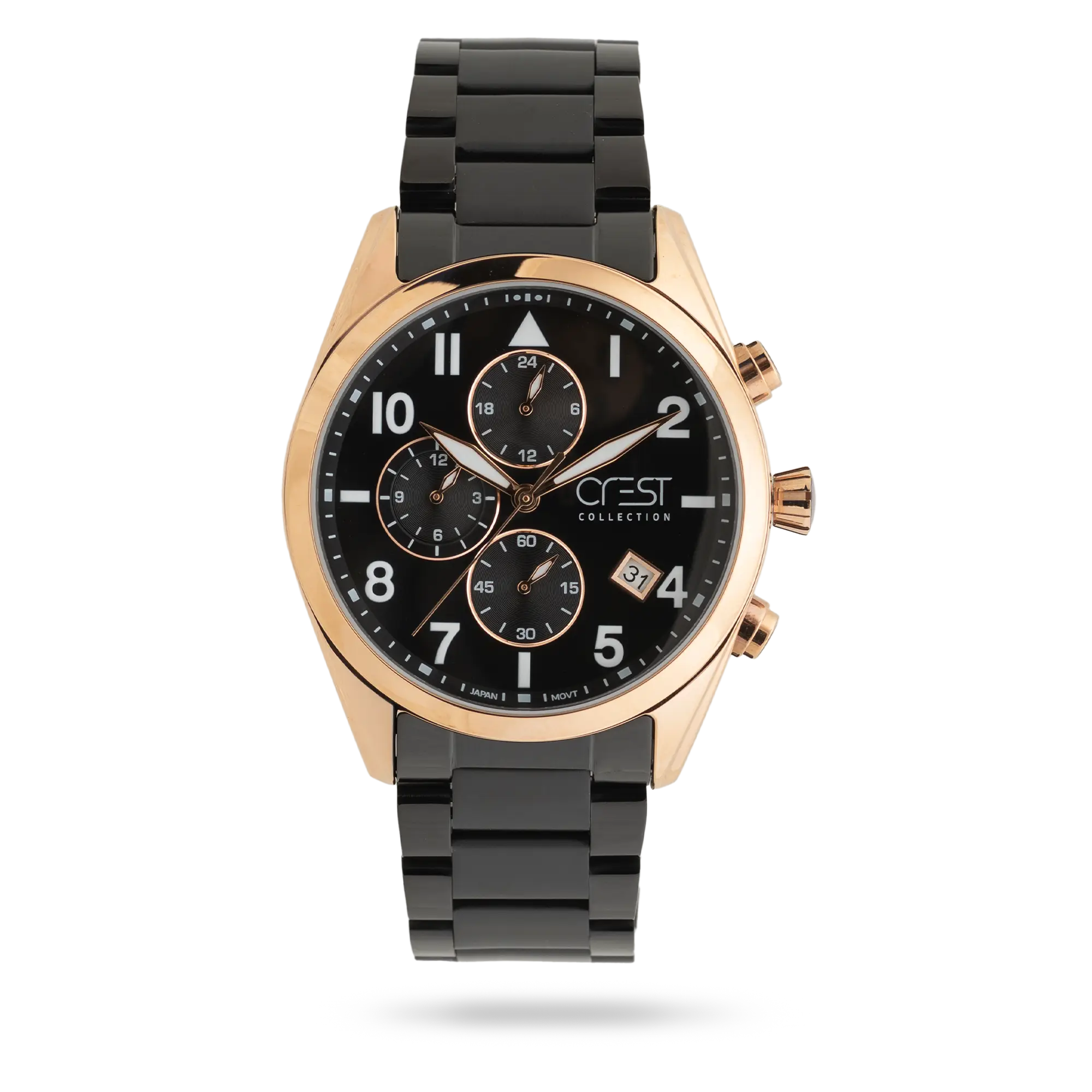 crest-watch-6311-2.webp ساعت مچی مردانه کرست بند استیل رزگلد کد Crest 6311/2 - تصویر 1