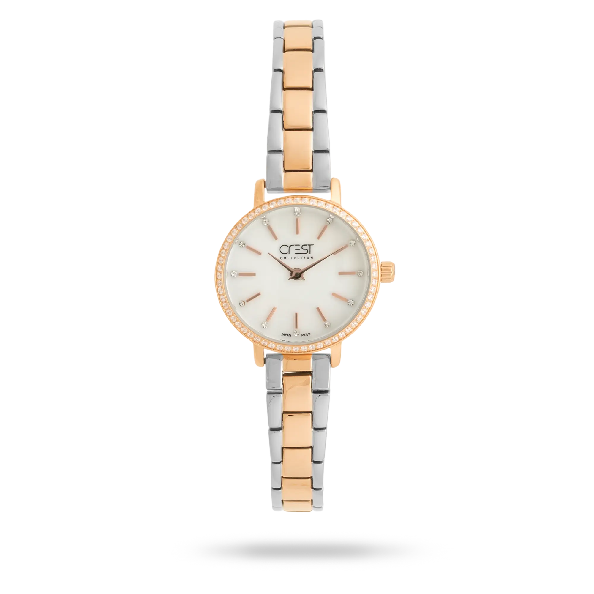 crest-watch-9042-5.webp ساعت مچی زنانه کرست بند استیل رزگلد کد Crest 9042/5 - تصویر 1