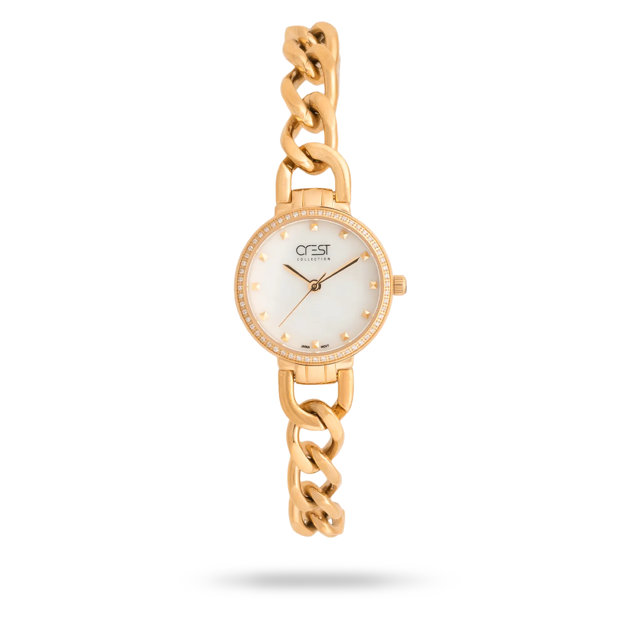 crest-watch-9049-4.webp ساعت مچی زنانه کرست بند استیل رزگلد کد Crest 9049/4 - تصویر 1