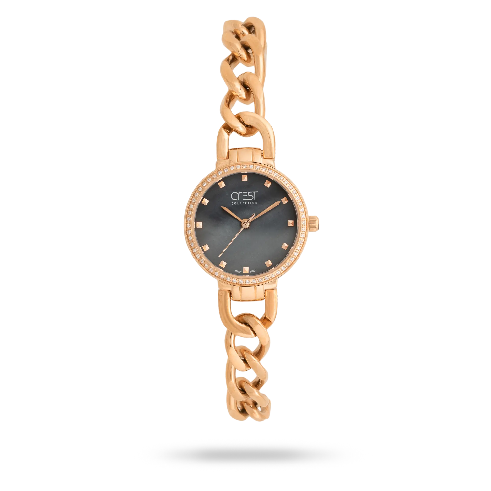 crest-watch-9049-5.webp ساعت مچی زنانه کرست بند استیل رزگلد کد Crest 9049/5 - تصویر 1