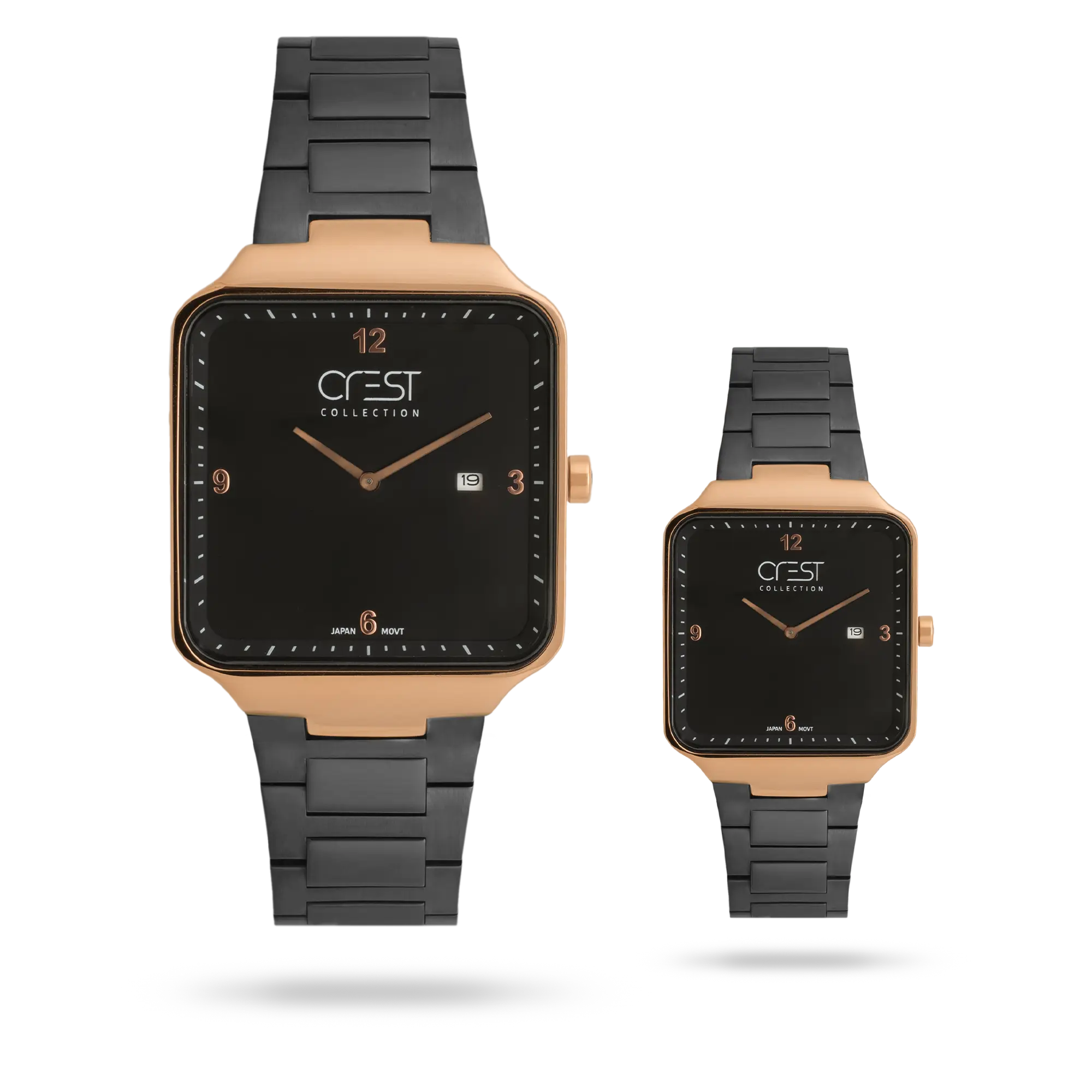 crest-watch-9053-10.webp ساعت مچی ست کرست بند استیل رزگلد کد Crest 9053/10 - تصویر 1