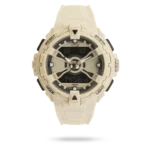 ساعت مچی مردانه کرست بند سیلیکون شیری کد Crest 9517/3