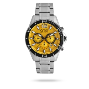 ساعت مچی مردانه کرست بند استیل دودی کد Crest 6304/5