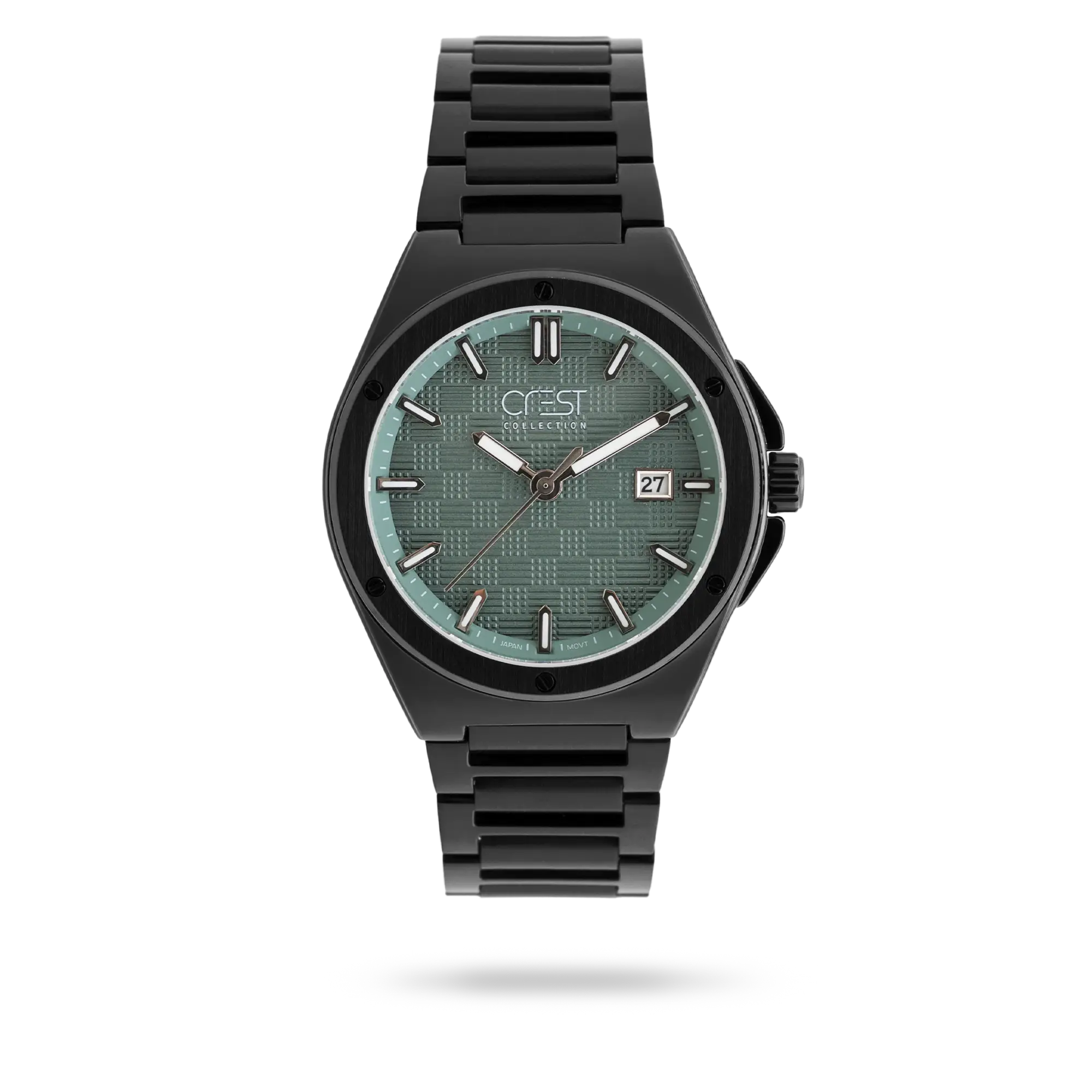 crestwatch-6328-5.webp ساعت مچی مردانه کرست بند استیل نقره ای کد Crest 6328/5 - تصویر 1