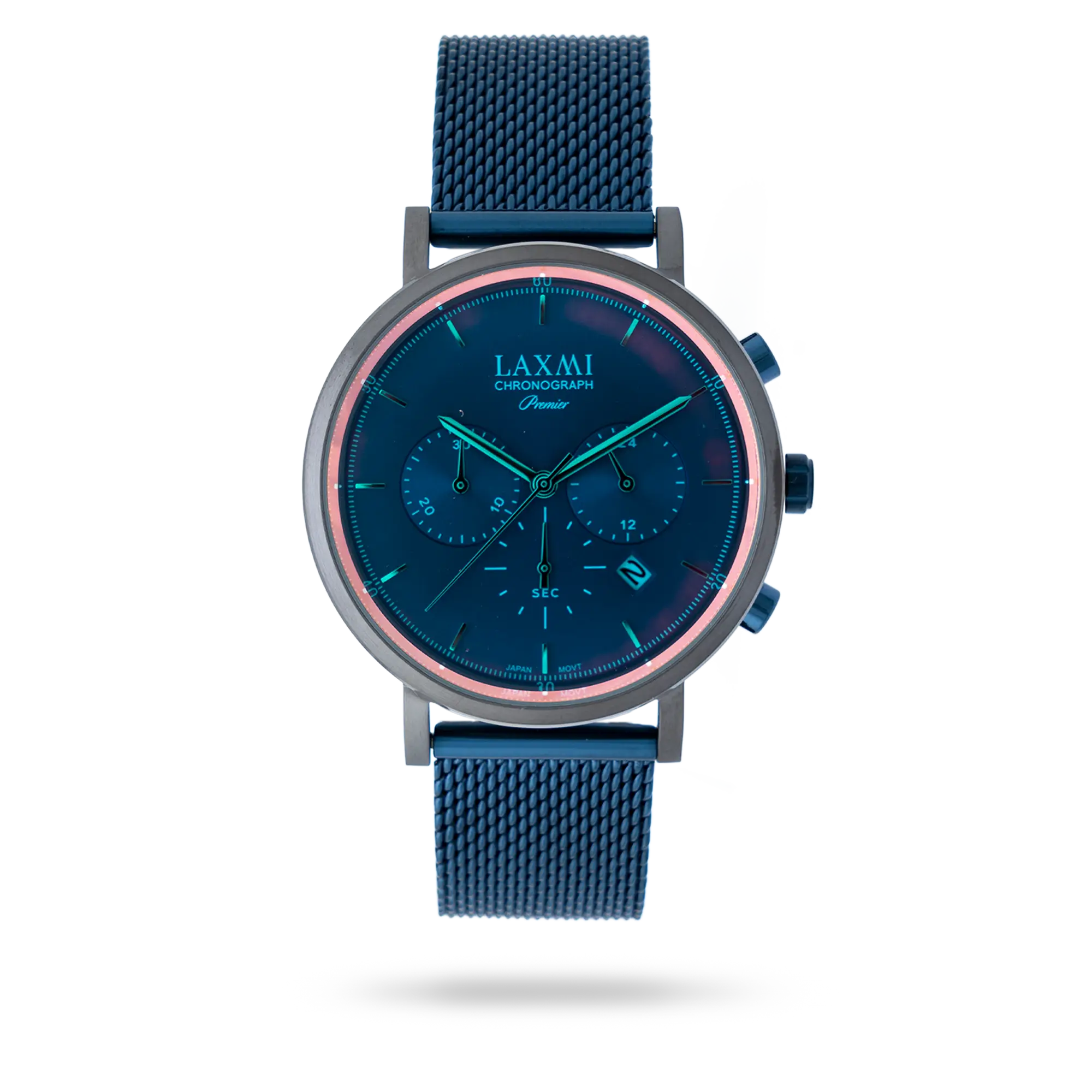 laxmi-watch-8124-5.webp ساعت مچی مردانه لاکسمی بند حصیری دودی کد Laxmi 8124/5 - تصویر 1