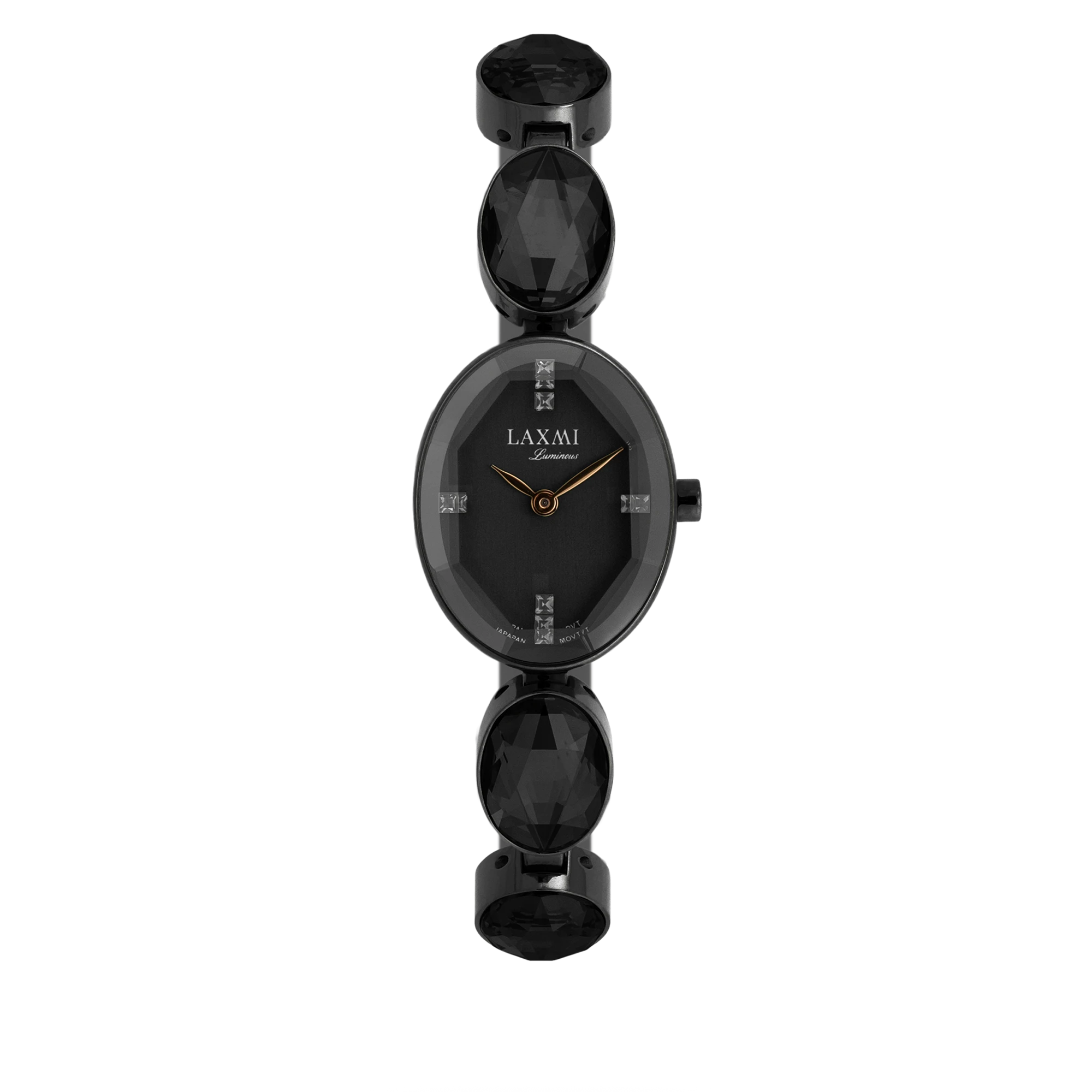 laxmi-watch-8235-1.webp ساعت مچی زنانه لاکسمی بند استیل مشکی کد Laxmi 8235/1 - تصویر 1