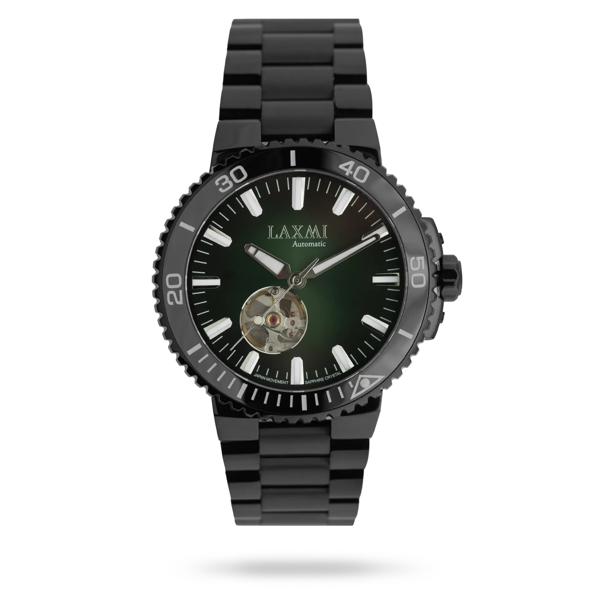 laxmi-watch-8567-8.webp ساعت مچی مردانه لاکسمی بند استیل دودی کد Laxmi 8567/8 - تصویر 1