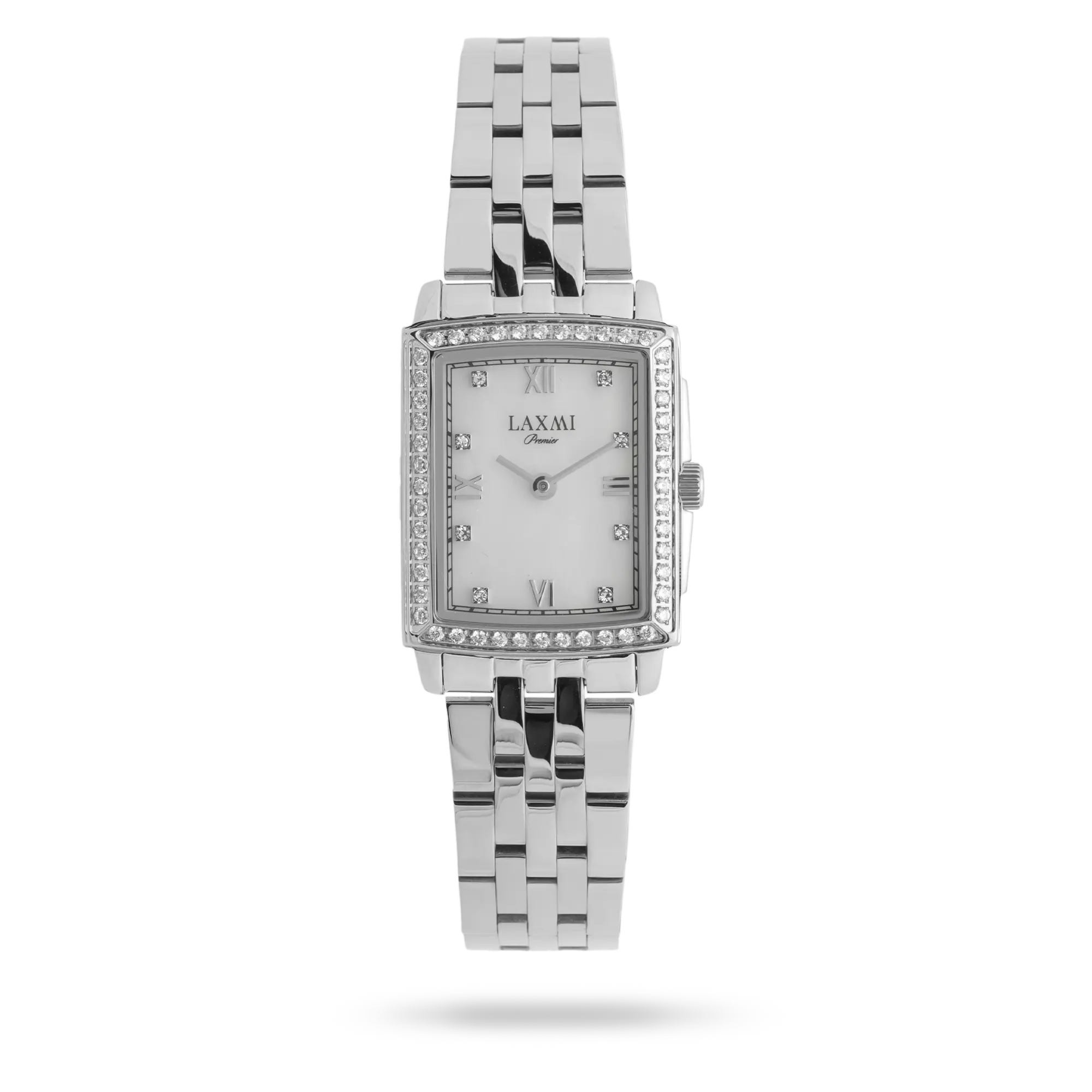 laxmi-watch-8826-1.webp ساعت مچی زنانه لاکسمی بند استیل نقره ای کد Laxmi 8826/1 - تصویر 1