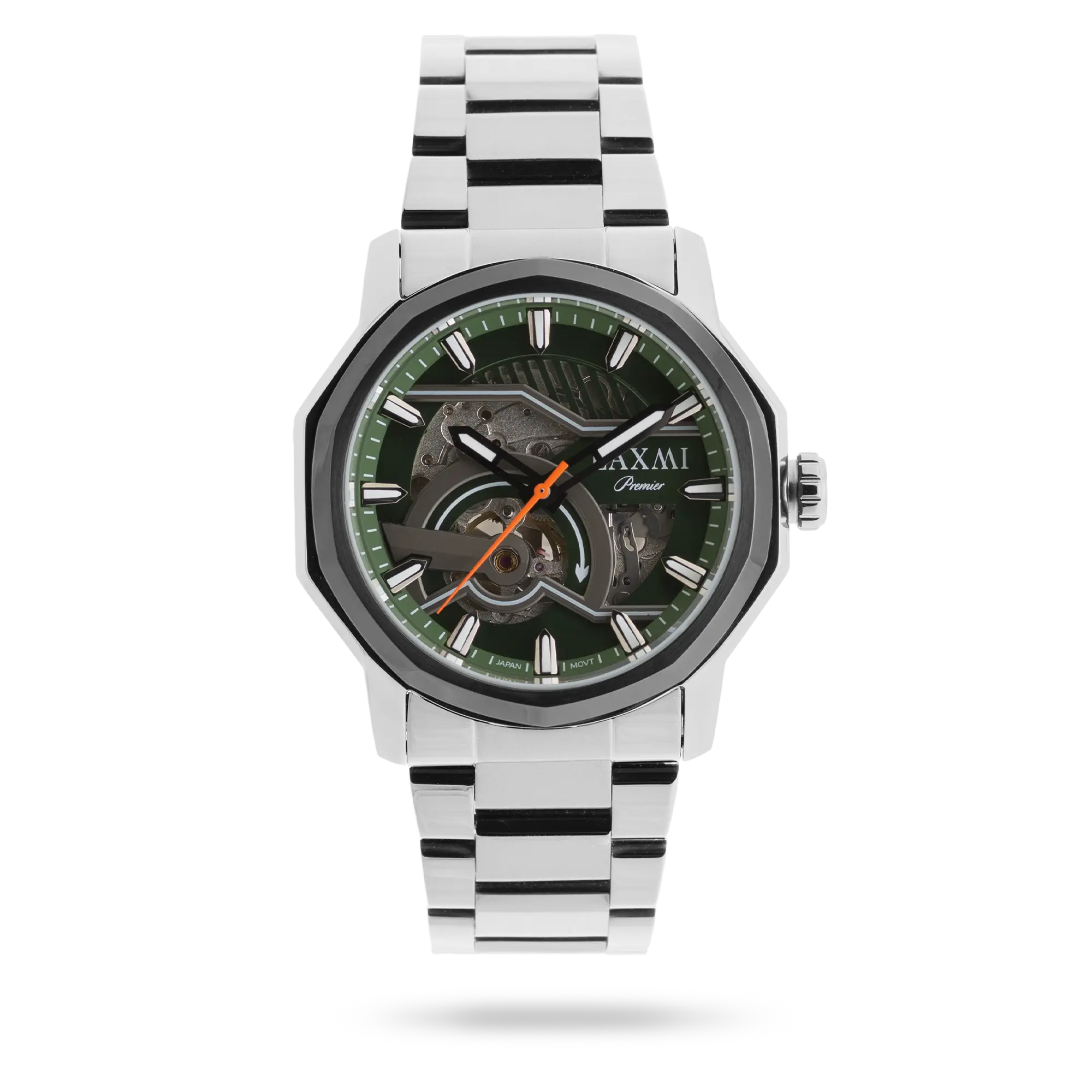 laxmi-watch-8829-4.webp ساعت مچی مردانه لاکسمی بند استیل دودی کد Laxmi 8829/4 - تصویر 1