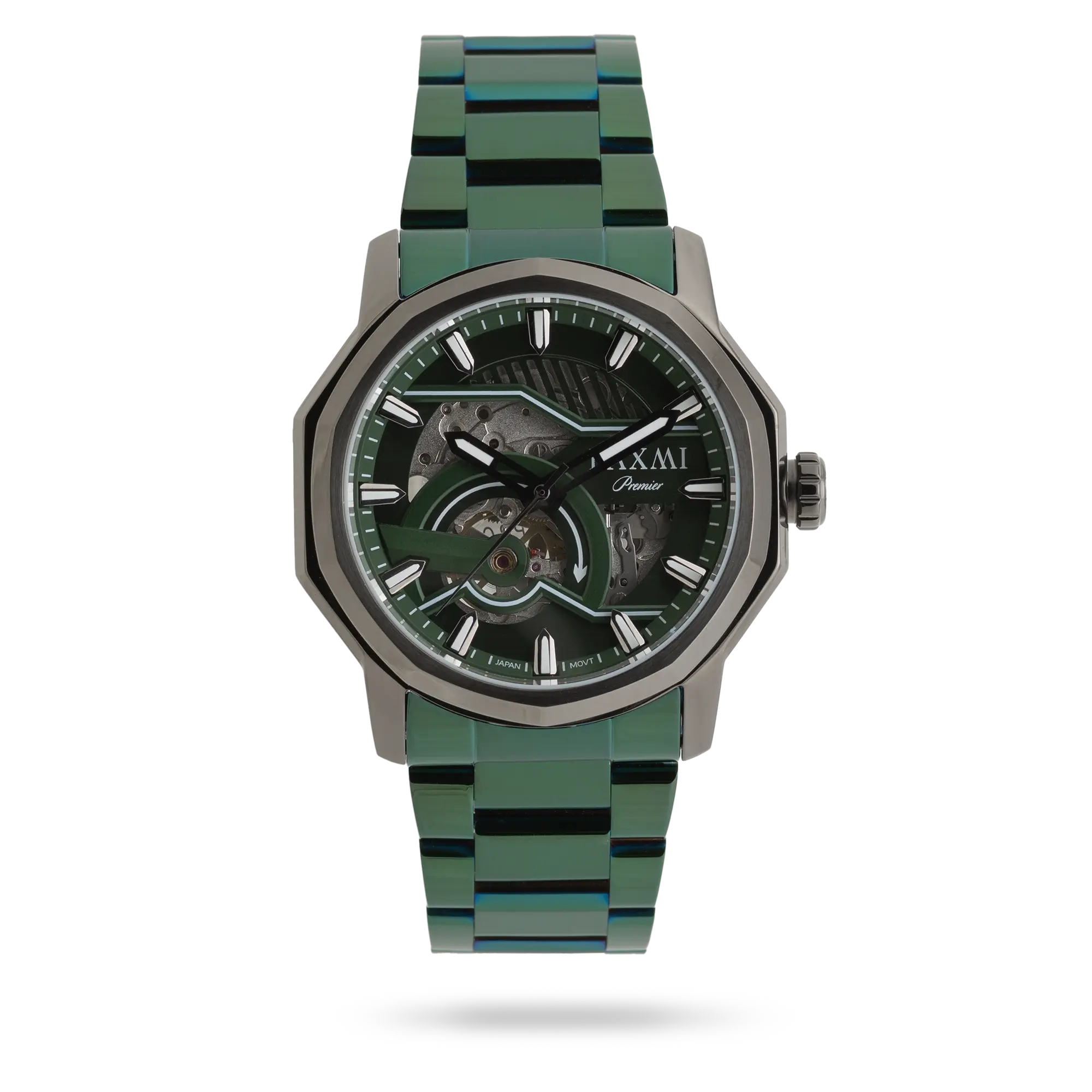 laxmi-watch-8829-5.webp ساعت مچی مردانه لاکسمی بند استیل نقره ای کد Laxmi 8829/5 - تصویر 1