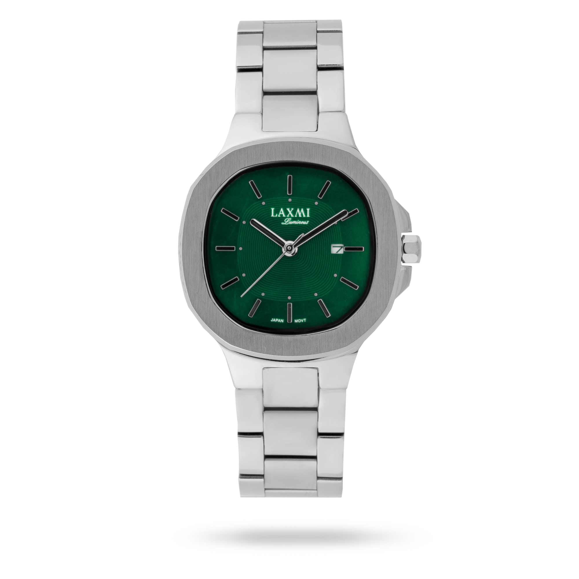 laxmiwatch-8136-11.webp ساعت مچی زنانه لاکسمی بند استیل نقره ای کد Laxmi 8136/11 - تصویر 1