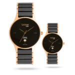 ساعت مچی ست لاکسمی بند استیل رزگلد کد Laxmi 85107/2