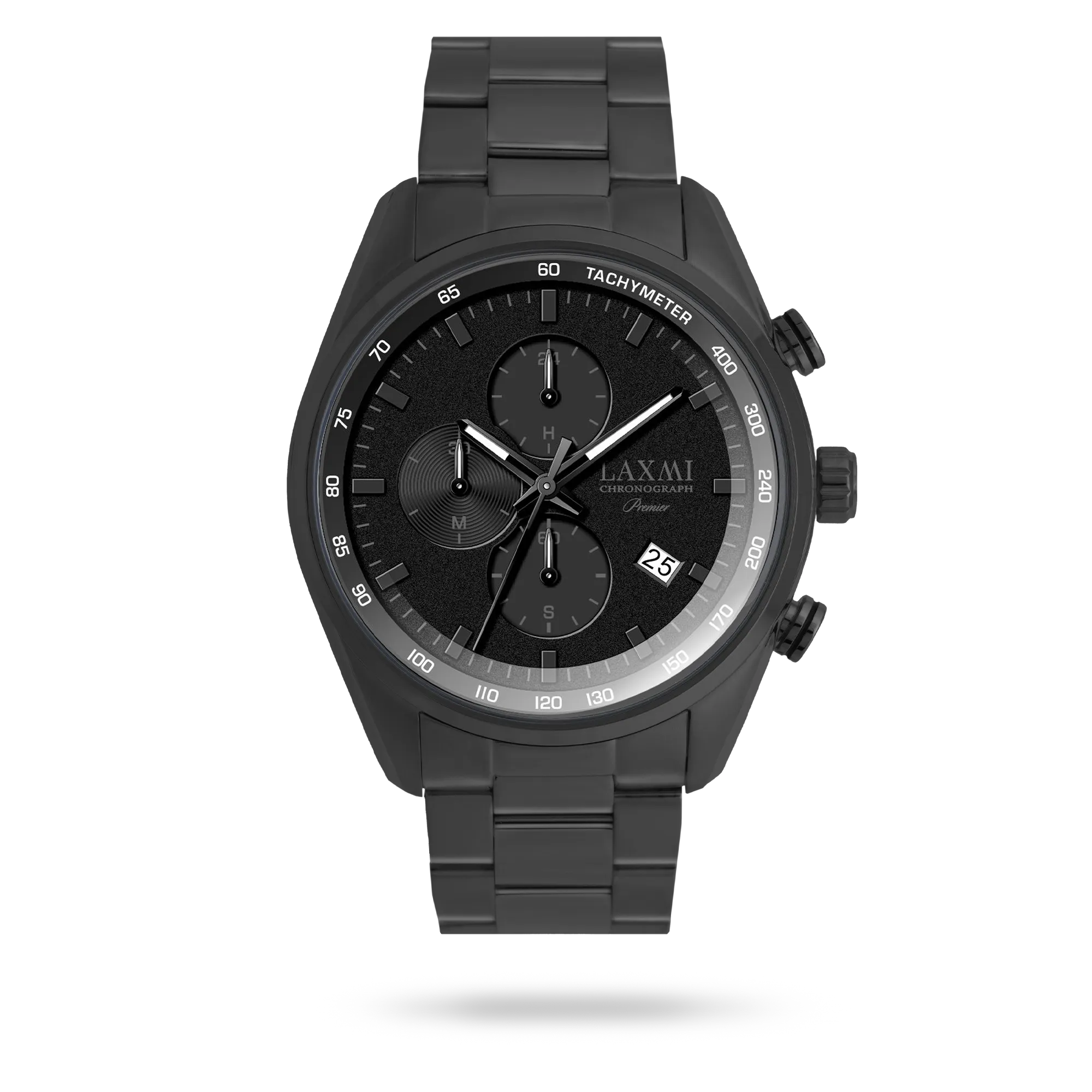 laxmiwatch-8915-3.webp ساعت مچی مردانه لاکسمی بند استیل مشکی کد Laxmi 8915/3 - تصویر 1