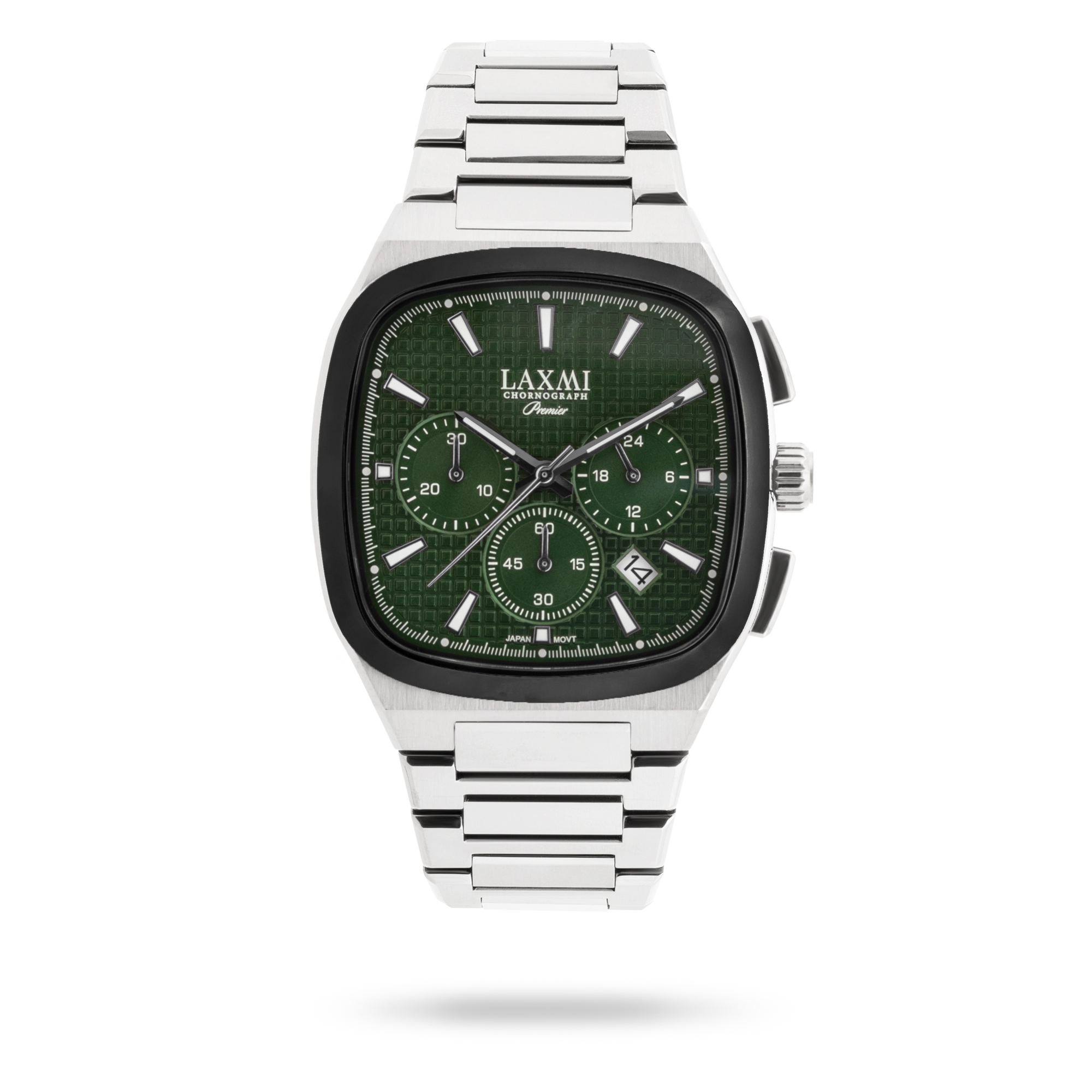 laxmiwatch-8918-6.webp ساعت مچی مردانه لاکسمی بند استیل مشکی کد Laxmi 8918/6 - تصویر 1