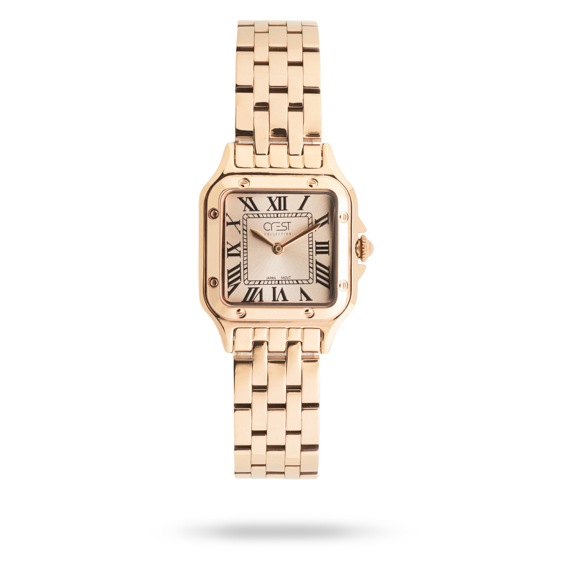 watch-crest-6326.webp ساعت مچی زنانه کرست بند استیل دو رنگ طلایی نقره ای کد Crest 6326 - تصویر 1